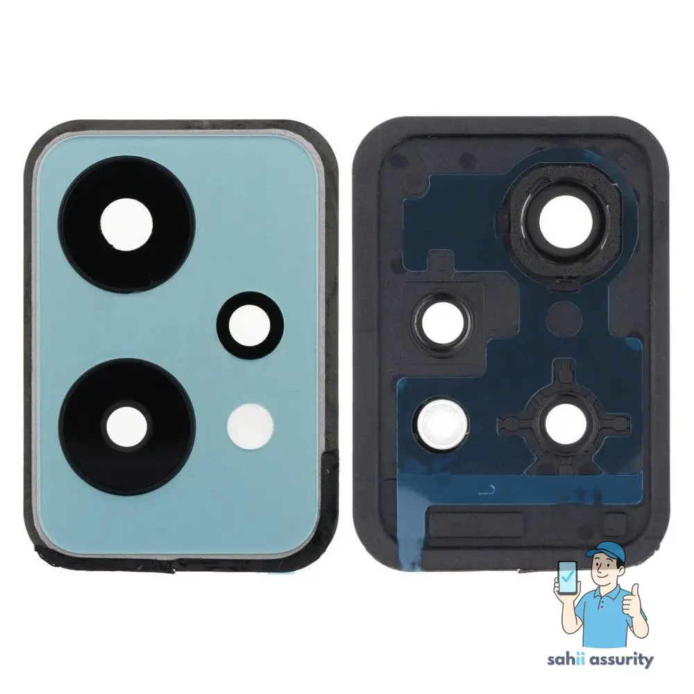 Camera Lens Glass with Frame for OnePlus Nord CE 2 Lite 5G Blue